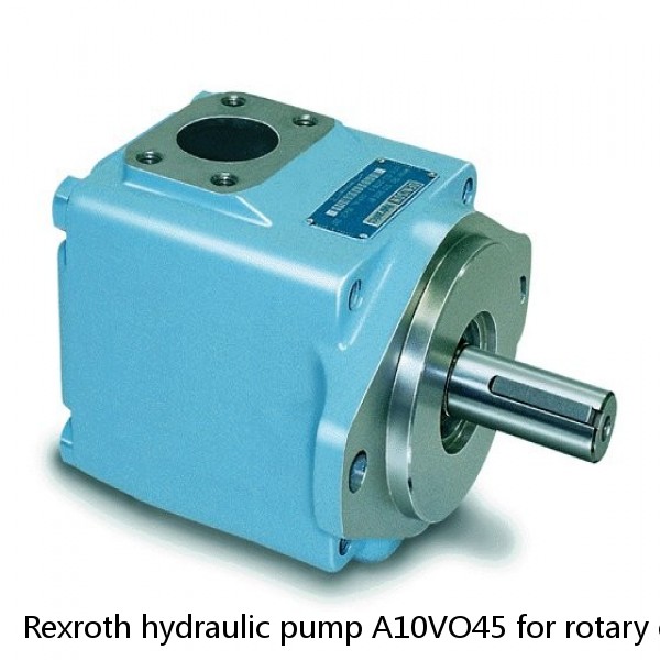 Rexroth hydraulic pump A10VO45 for rotary excavator auxiliary pump #1 small image